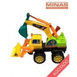 MAQUINA RETROEXCAVADORA,  36 CM X 28 CM,