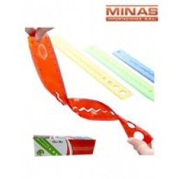 REGLA 15 CM FLEXIBLE 24 PCS $22 C/U