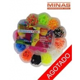 KIT DE GOMITAS PARA PULSERAS, FLOR.