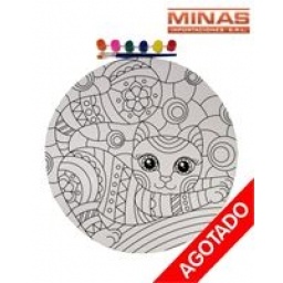 LAMINAS PARA PINTAR DE 40 CM + 6 COLORES + PINCEL