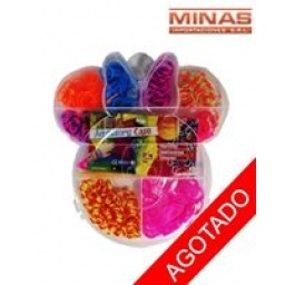 KIT DE GOMITAS PARA PULSERAS, CARITA.