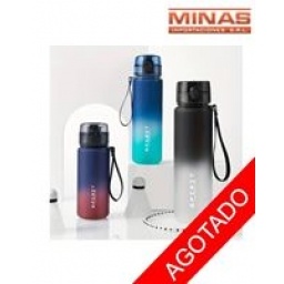 BOTELLA SPIRIT CON MEDIDAS X 550 ML, 4 COLORES.