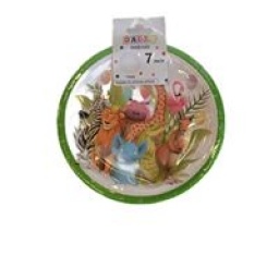 PLATOS PARA CUMPLEAOS 10 PCS 18 CM
