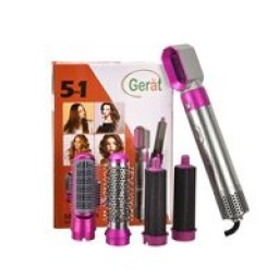 SECADOR DE PELO 5 EN 1 FUCSIA 1000W