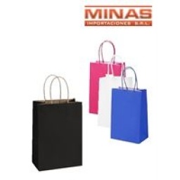 BOLSA CRAFT 20 CM X 24 CM X 12 UND,VARIOS COLORES, $ 16 C/U.