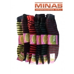 MEDIA DAMA CON RAYAS $35 CU