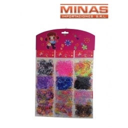 COLITAS PARA TRENZA DE COLORES
