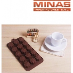 MOLDE PARA CHOCOLATES DE SILICONA 21 X 12 CM