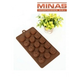 MOLDE PARA CHOCOLATES DE SILICONA 21 X 12 CM