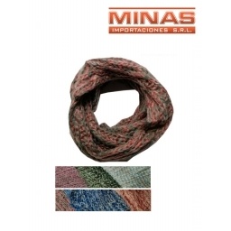 BUFANDA CUELLO DE DAMA VARIOS COLORES