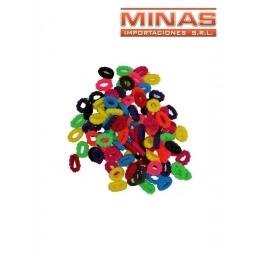 COLITAS TONOS FLUOR X 100 UND, C/U $ 0,30.