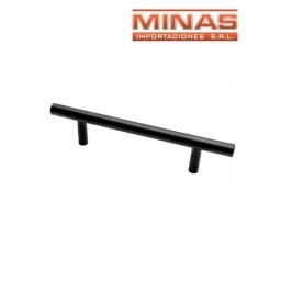 TIRADOR NEGRO X 128 MM, MUEB. DE COCINA.