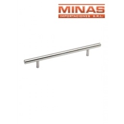 TIRADOR A. INOX X 128 MM, MUEB. DE COC.