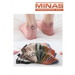 SOQUETES SMILE X 10 PARES, SURTIDOS, $ 36 C/U.