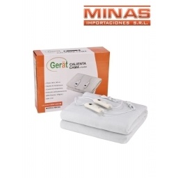 CALIENTA CAMA 2 PLAZA ,120 W,DOS NIVELES DE TEMP,LAVABLE.