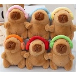 PELUCHE CAPIBARA 14 X 9 CM 6 COLORES