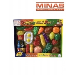 SET DE FRUTAS EN CAJA 38 X 29 CM