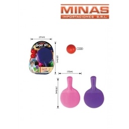 PALETAS DE PING PONG