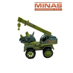 GRUA CON DINOSAURIO X 30 CM.