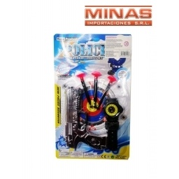 PISTOLA EN BLISTER 27 X 16 CM