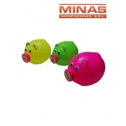 ALCANCIA DE PLASTICO, CHANCHITO, 18 X 12 X 12 CM