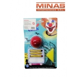 NARIZ DE PAYASO CON PINTURA