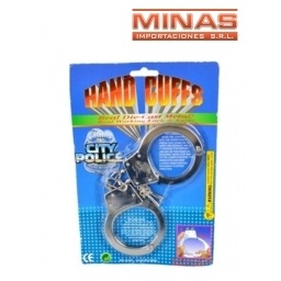 ESPOSAS DE POLICIA CON LLAVES.