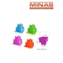 BALDE EN FORMA DE CASTILLO