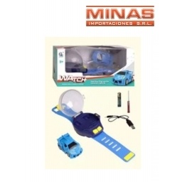 RELOJ CON AUTO Y CONTROL REMOTO RECARGABLE