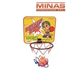 ARO DE BAQUETBOL CON PELOTA