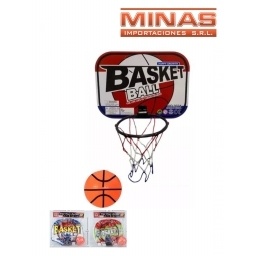 ARO DE BAQUETBOL CON PELOTA