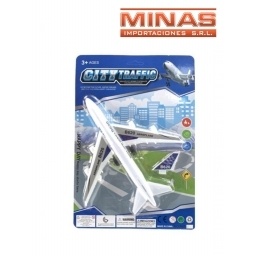 AVION EN BLISTER 33 X 23 CM