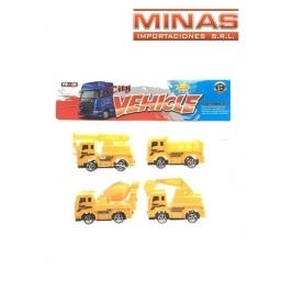 CAMION DE CONSTRUCCION 4 PCS