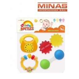 SONAJERO PARA BEBE 4 PCS