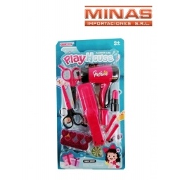 SET PELUQUERIA SECADOR + 6 ACCESORIOS.