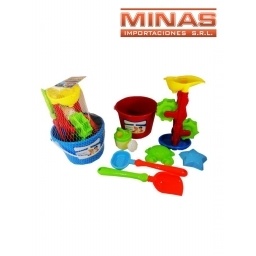 BALDE + REGADERA + MOLINO. + 4 ACC