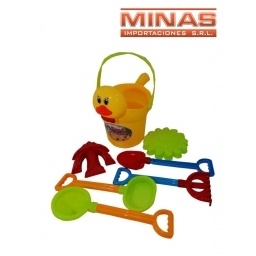 BALDE PATITO + 6 ACCESORIOS.