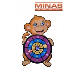 TIRO AL BLANCO  + 3 PELOTAS ,MONITO.