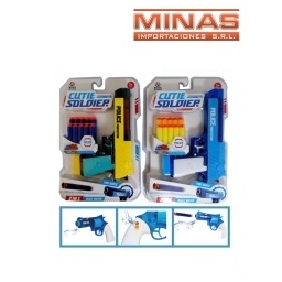 ARMA DE AGUA Y DE DARDOS + 10 DARDOS