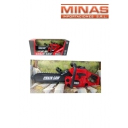 MOTOSIERRA ROJA , A PILA.