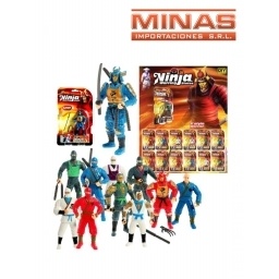 GUERREROS NINJA + ARMAS,SURTIDOS.