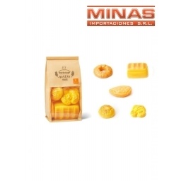 BOLSA DE PANADERIA CON 5 BISCOCHOS.