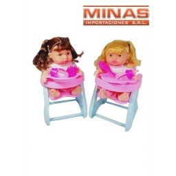 MUECA + SILLA DE COMER + 4 ACCESORIOS.