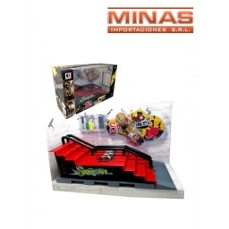 ESCALINATA + SKATE + HERRAMIENTAS.