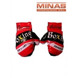 GUANTES DE BOXEO ROJOS.