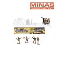 SET DE 8 COWBOYS ARMADOS.