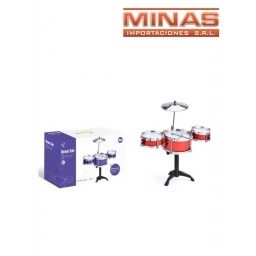 BATERIA: BOMBO + 2 TAMBORES + PLATILLOS