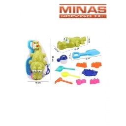 PALA + REGADERA + COCODRILO + 8 ACC.