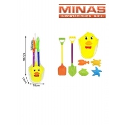 BALDE PATITO + 6 ACCESORIOS.