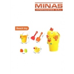 BALDE PATITO + REGADERA +  4 ACC..